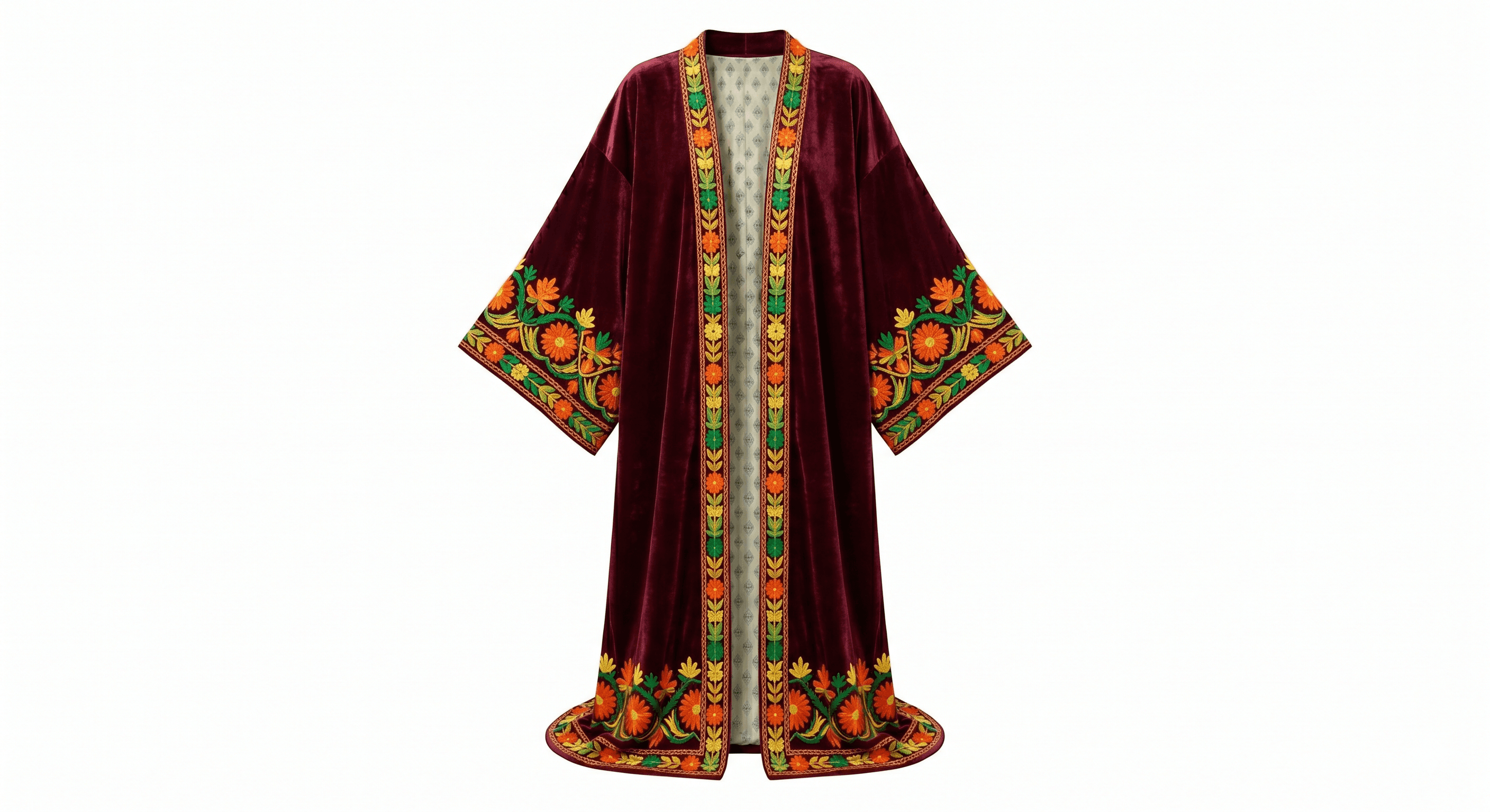 Red Velvet Handmade Goods for Women Odhvica front view